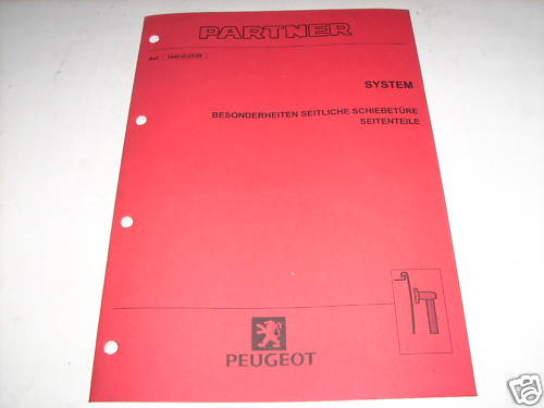 Workshop manual peugeot - manual,