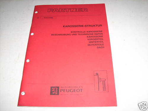 Workshop manual peugeot - workshop,
