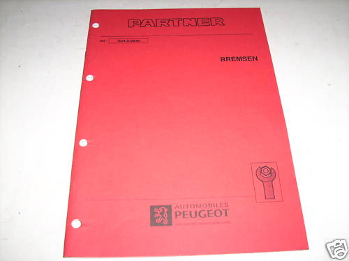 Workshop manual peugeot - manual,