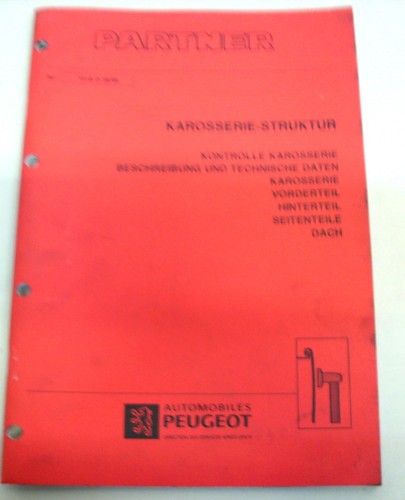 Workshop manual peugeot - workshop,