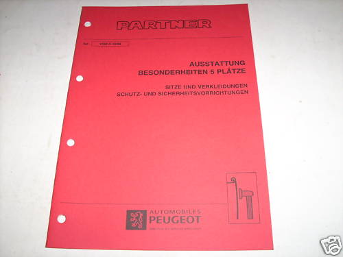 Workshop manual peugeot - workshop,